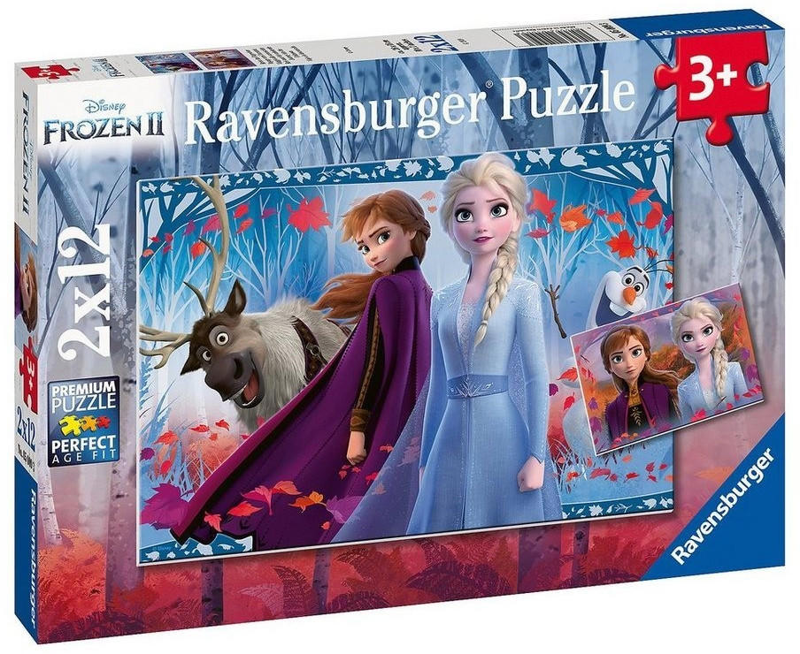 Ravensburger Frozen Set Puzzle 2x12 Parts 26x18 cm