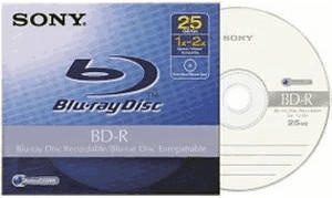 Sony BD-R Double Layer