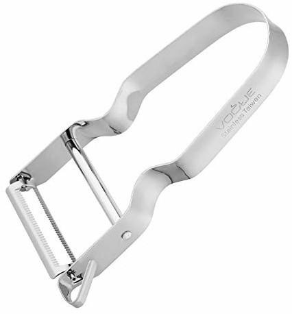 Vogue Serrated speed peeler, stainless steel