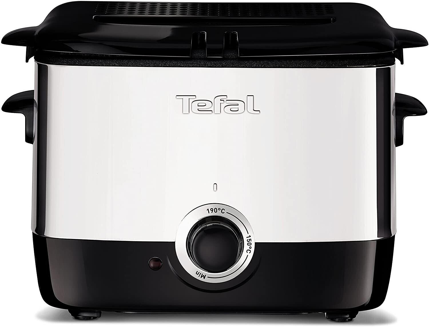 Tefal FF220040 Mini Deep Fryer 0.6 Kg Capacity, 1000 W, Stainless Steel