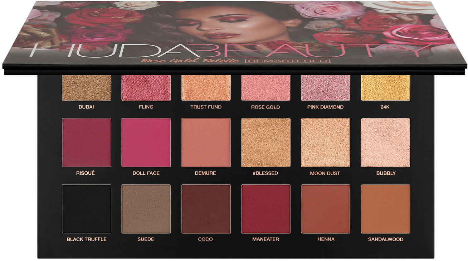 Huda Beauty Rose Gold Remastered Eyeshadow Palette