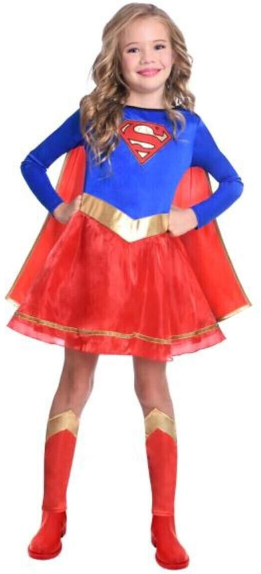 Amscan Kids Costume Supergirl Classic