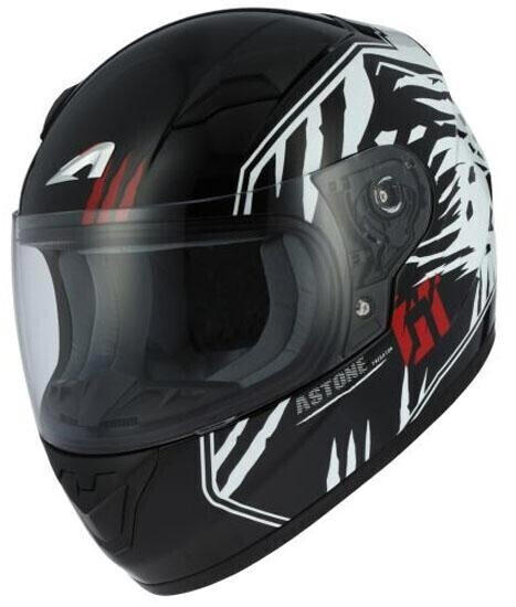Astone Gt2 Graphic Predator Full Face Helmet Black