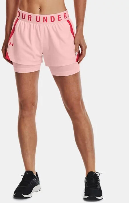 Under Armour UA Play Up 2-in-1-Shorts Women (1351981) pink