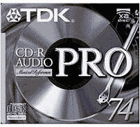 TDK CD-R Audio 650MB 74min 1pk