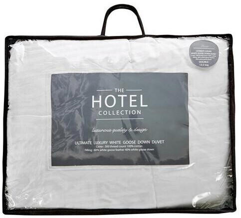 Cascade Home Hotel Collection Ultimate Luxury White Goose Down 10.5 Tog Duvet