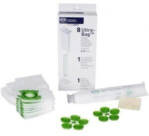 SEBO Vacuum cleaner bags service box 5828ER, 8 pieces, for vacuum cleaners X4/5 and XP1/2/3, with 2 filters