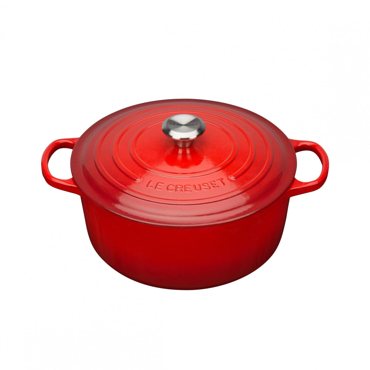 Le Creuset Signature Cast Iron Round Casserole Dish 24cm