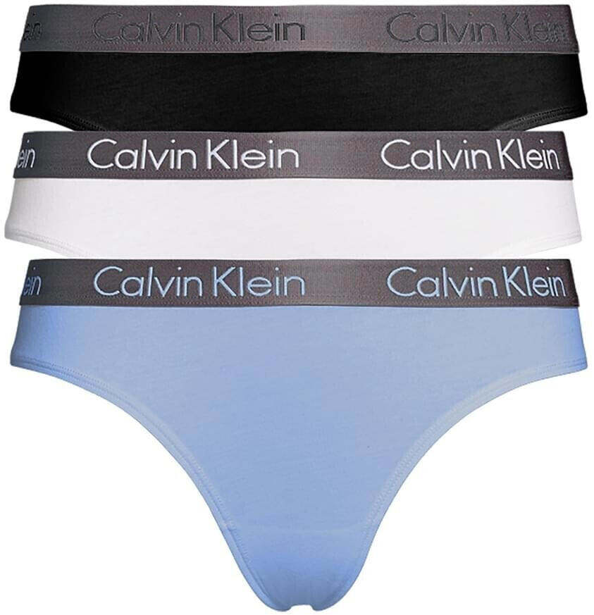 Calvin Klein Radiant Cotton 3 Pack Thongs (000QD3560E)
