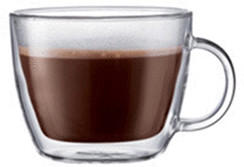 Bodum Bistro Café Latte Cup with Double Wall (2 pcs)