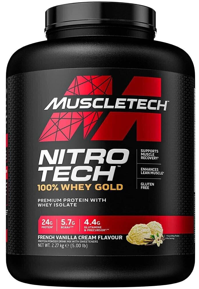 Muscletech Nitro-Tech 100% whey Gold vanilla 2270g