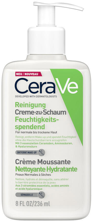 CeraVe Cream-to-Foam hydrating Cleanser (236ml)