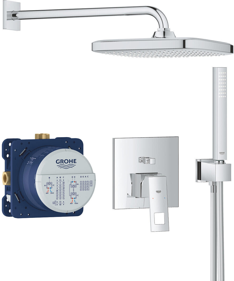 GROHE Eurocube Perfect shower set with Tempesta 250 Cube (25239000)