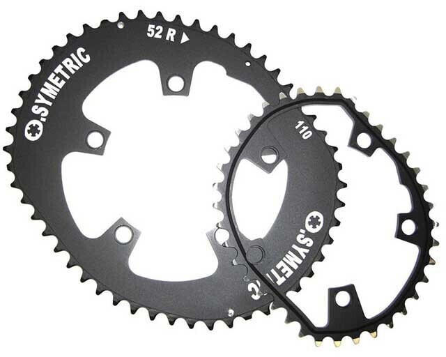 Stronglight Osymetric 4b Shimano Dura Ace 9100 110 Bcd Chainring grey (52/42)