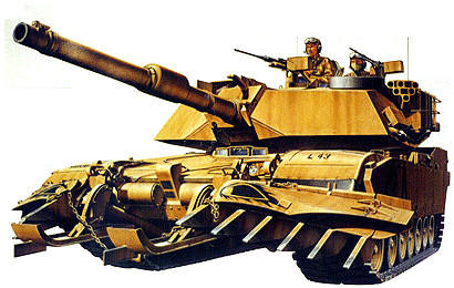 Tamiya US M1A1 Abrams Minensucher (35158)