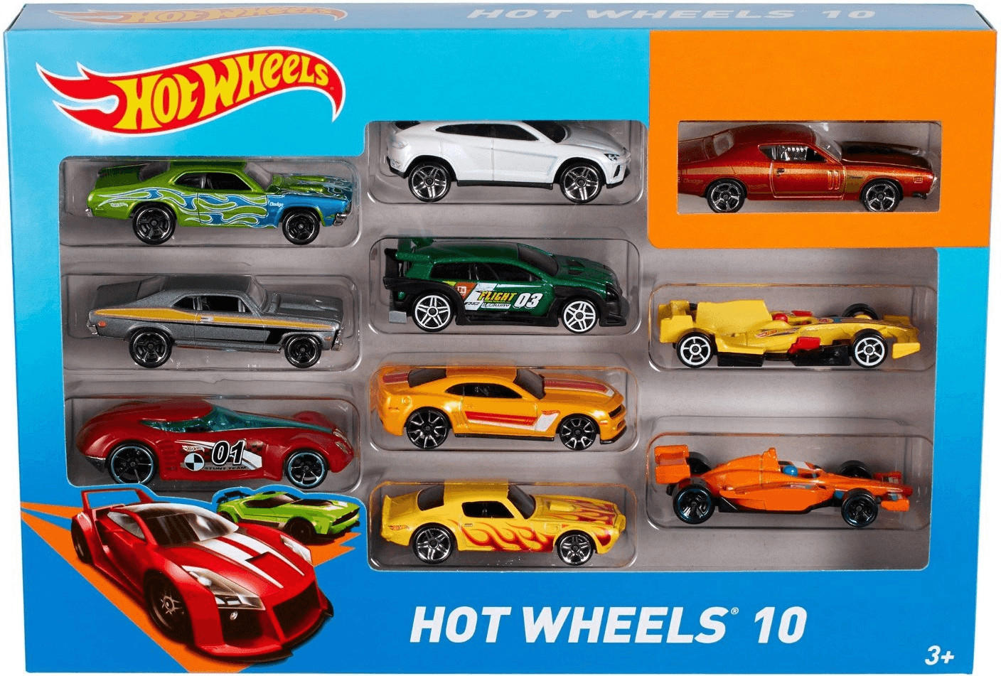 Hot Wheels 10 Car Set