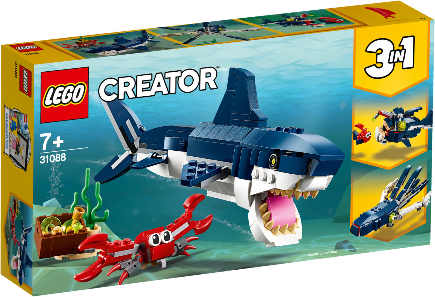 LEGO Creator - 3 in 1 Deep Sea Creatures (31088)