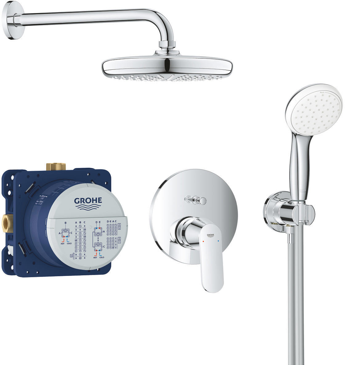 GROHE Eurosmart Cosmopolitan Tempesta 210 (25219001)