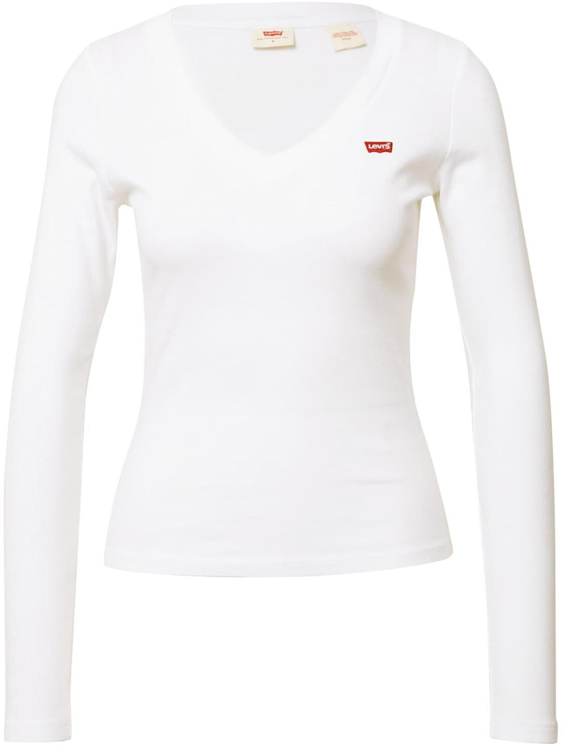 Levi's Long Sleeve V-Neck Baby Tee (A4891)