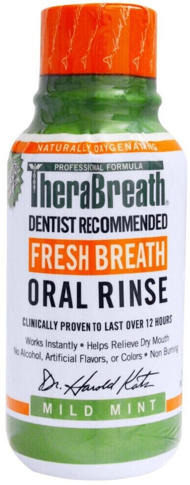 TheraBreath Fresh Breath Mouth Rinse Mild Mint Flavour (88,7ml)