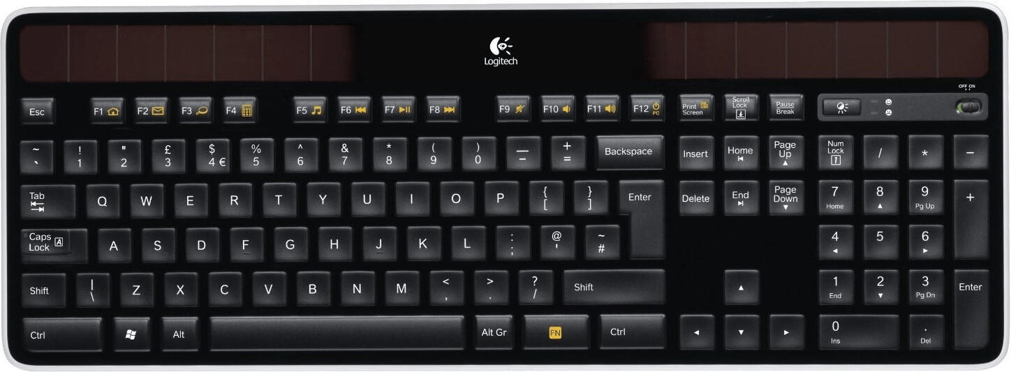 Logitech Wireless Solar Keyboard K750