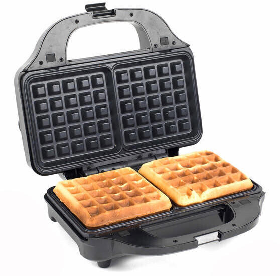 Salter XL 4-in-1 Snack Maker with Waffle, Panini, Toastie And Omelette Plates