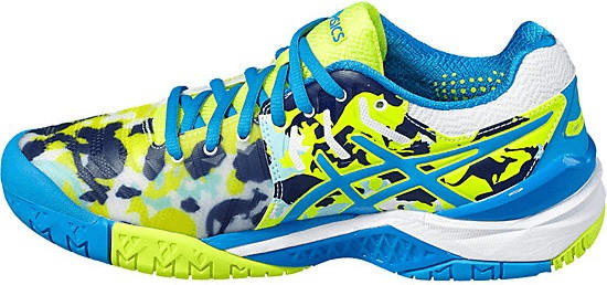 Asics Gel-Resolution 7 L.E Melbourne Women white/diva blue/pistachio