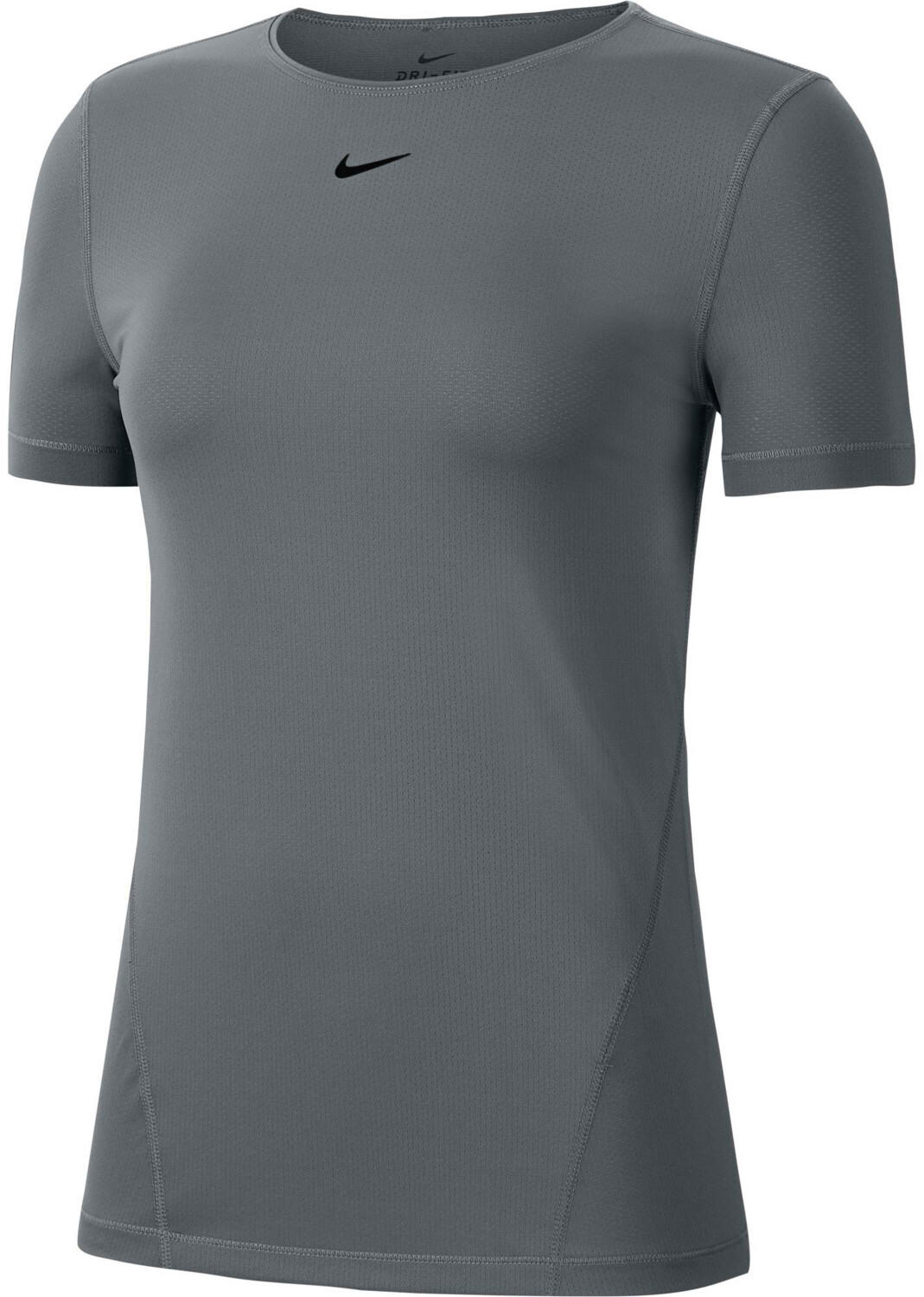 Nike PRO ESSENTIAL Funktionsshirt smoke grey-black (AO9951-084)