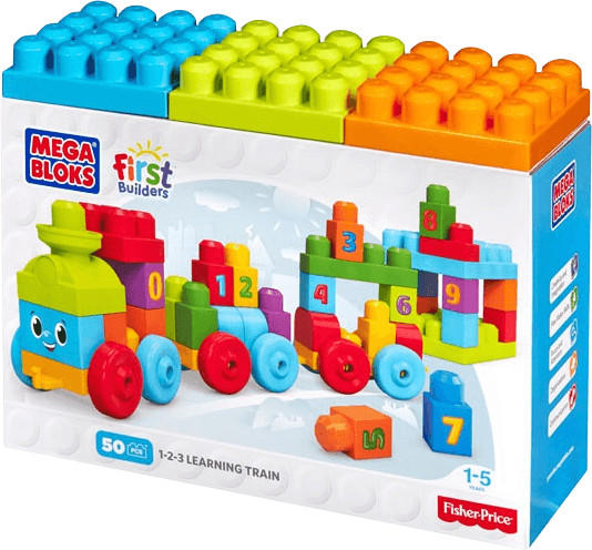 MEGA BLOKS 1-2-3 Learning Train