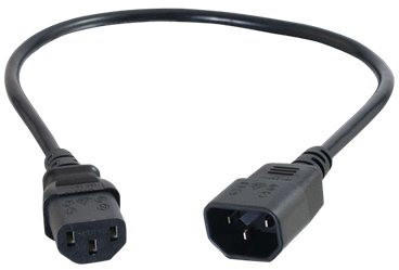 C2G 5m 18 AWG Computer Power Extension Cord (IEC320C13 to IEC320C14)