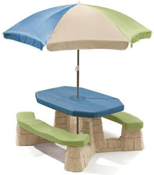 Step2 Naturally Playful Picnic Table with Parasol