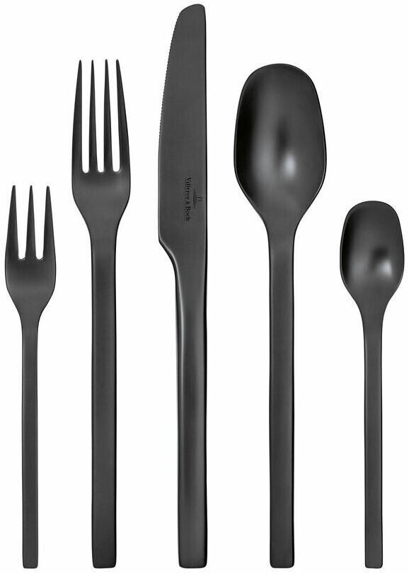 Villeroy & Boch Manufacture Cutlery table cutlery 20 pieces black