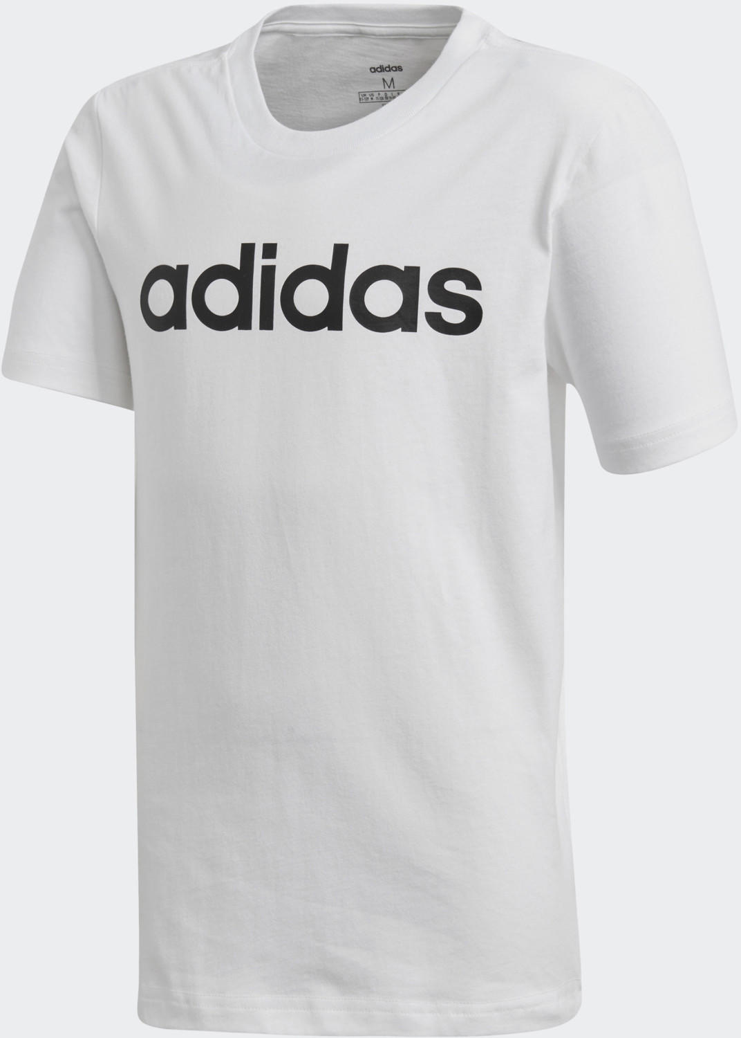 Adidas Essentials Linear Logo T-Shirt Kids white/black (DV1810)