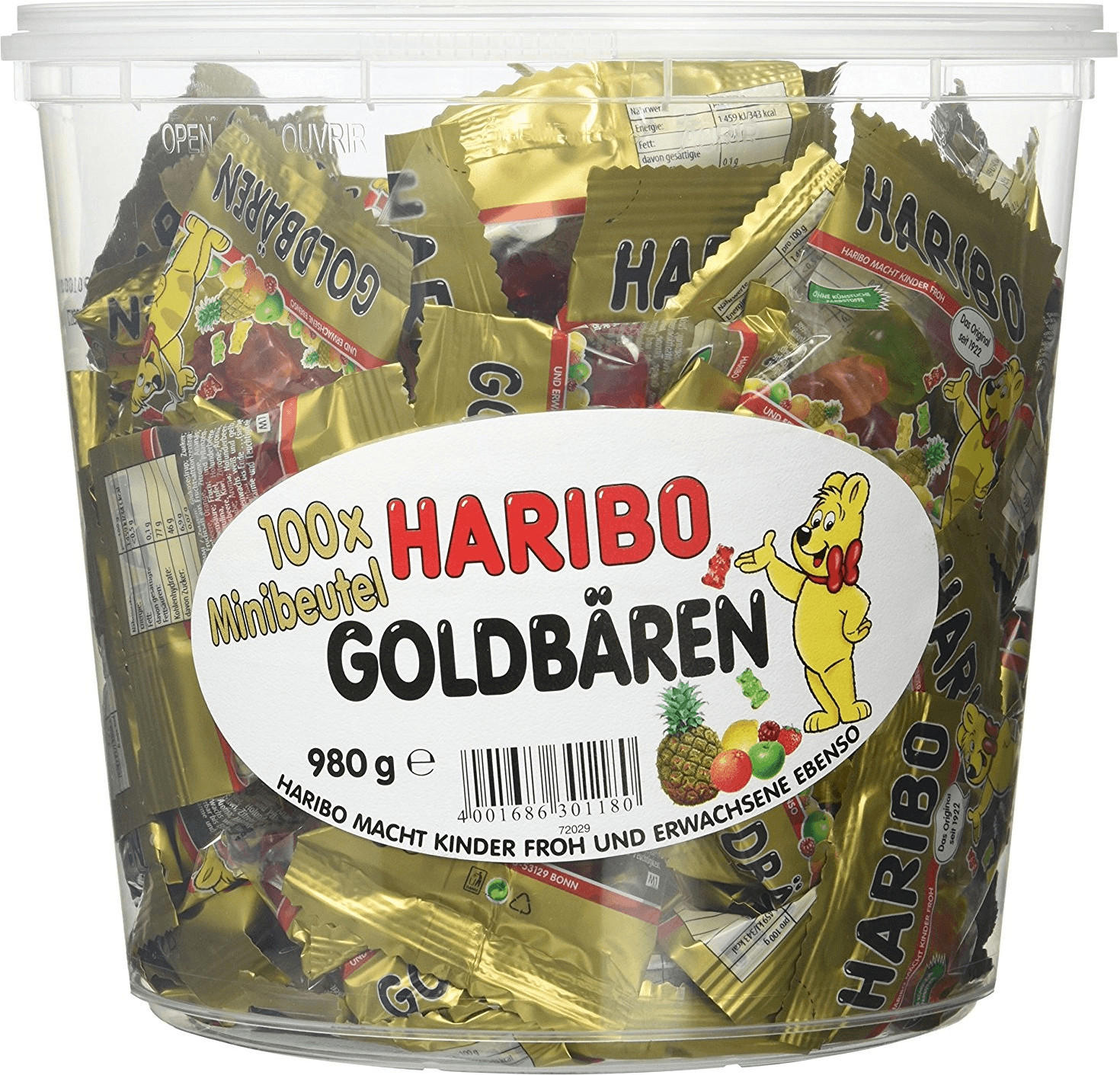 Haribo Gold Bear Minis (980 g)
