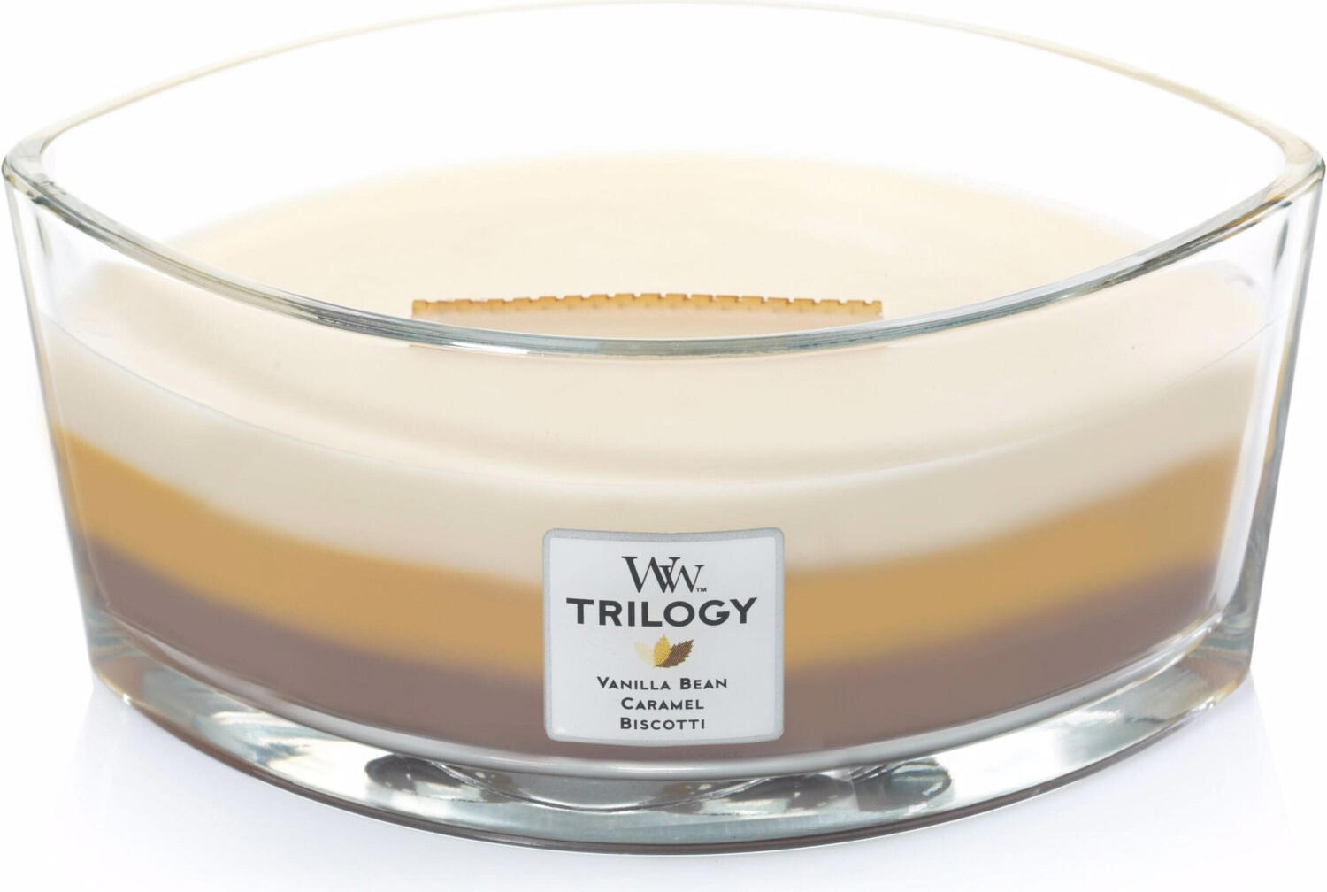 WoodWick Trilogy Café Sweets Ellipse Jar 453g