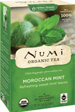 Numi Organic Tea Moroccan Mint (18 Pcs.)