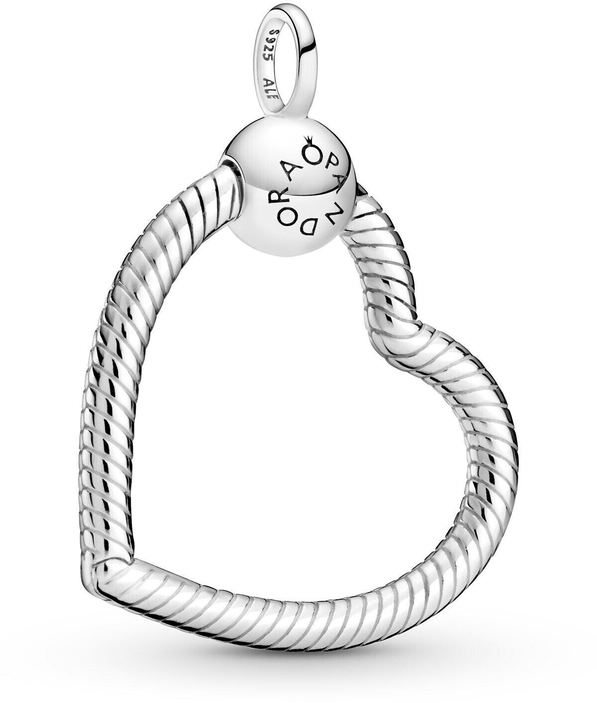 Pandora Moments Heart Charm Pendant Sterling Silver