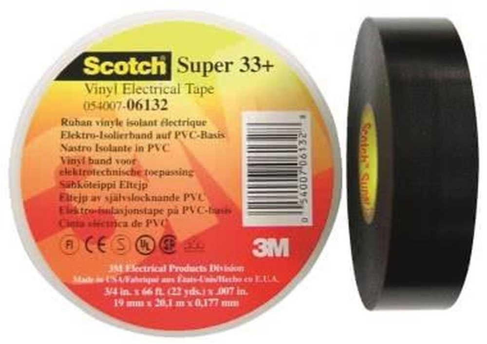 3M Scotch Super 33+ black 19 mm x 6 m