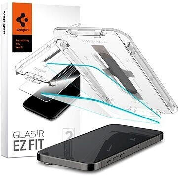 Spigen Glas.tR EZ Fit 2-Pack für iPhone 14 Pro