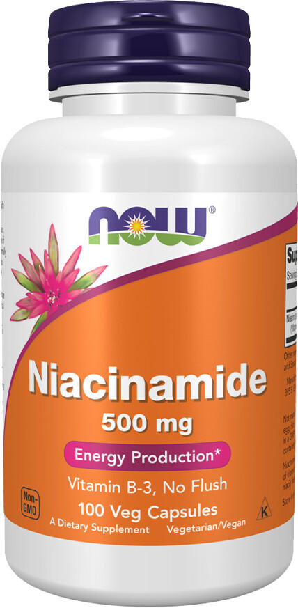 Now Foods Niacinamide 500mg capsules (100 pcs.)