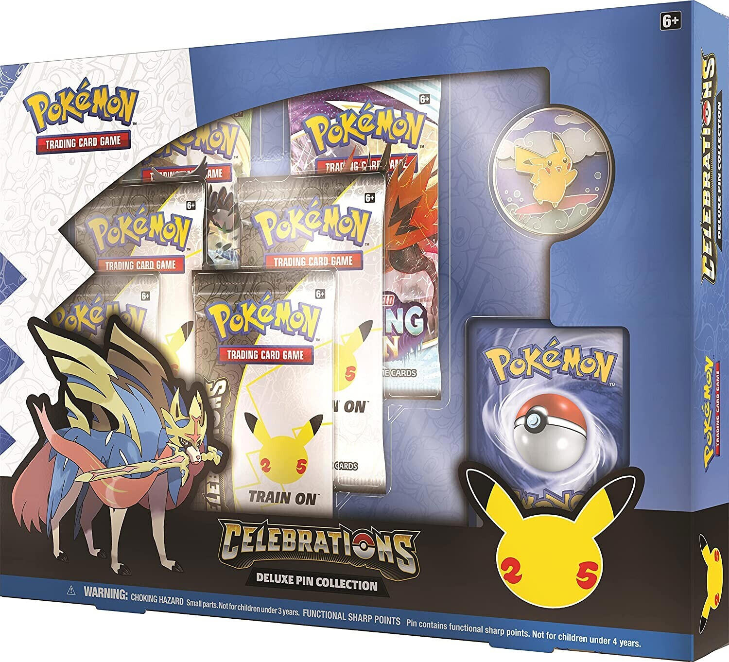 Pokemon TCG: Celebrations Deluxe Pin Collection Card Game