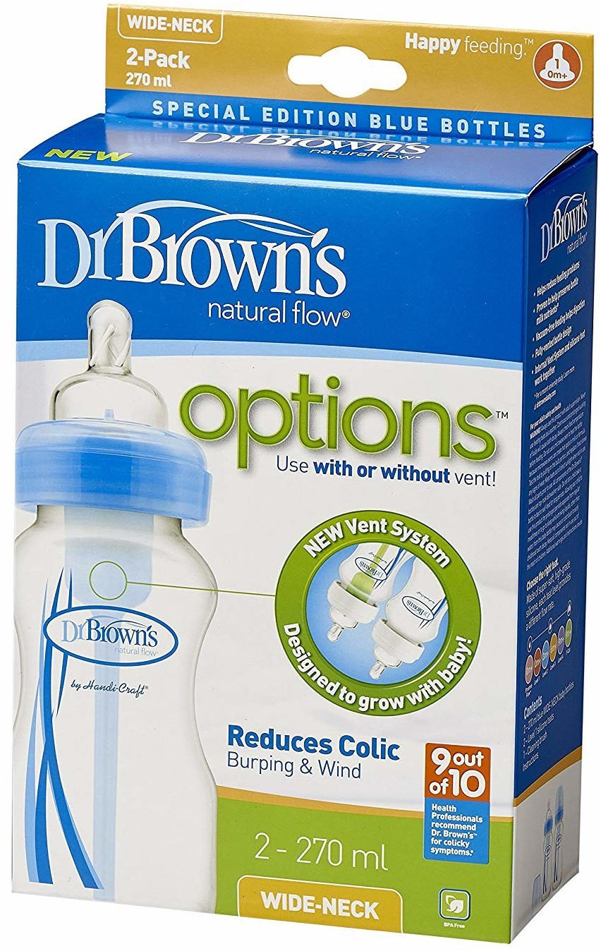 Dr. Browns Options Wide Neck Bottle 270ml 2-pack