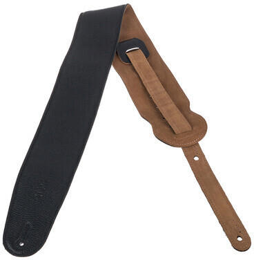 Levys Garment Leather Bass Strap BK (M4GF-BLK)