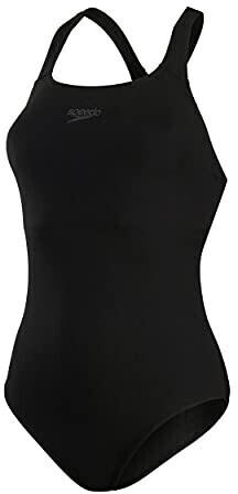 Speedo Women's Eco Endurance+ Essential Kickback Swimsuit black