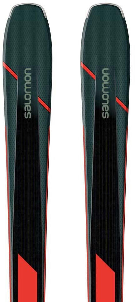 Salomon XDR 88 TI+WARTEN MNC 13 Oil Green C90 Alpine Skis Gray (L40992400-172)