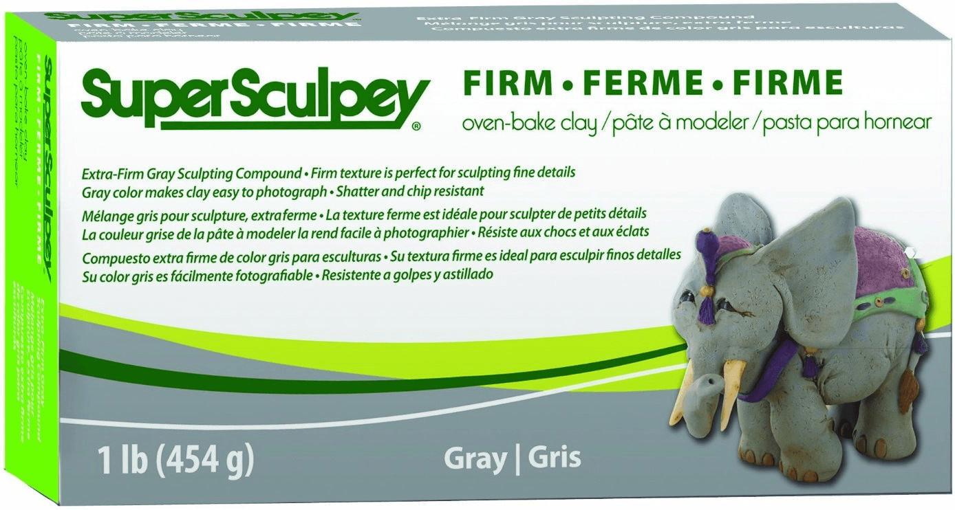 Polyform Super Sculpey Firm 454 g gray