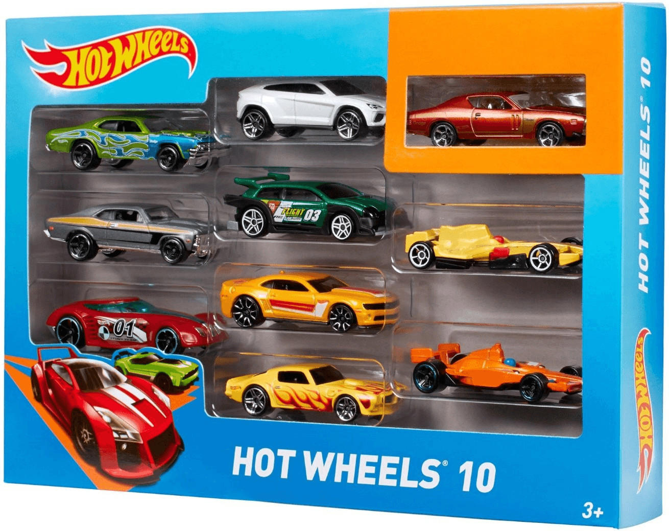 Hot Wheels 10 Car Set