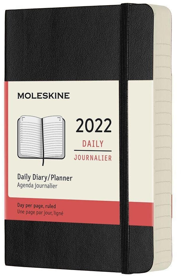 Moleskine Daily Diary/Planner A6 Soft Cover English 2022
