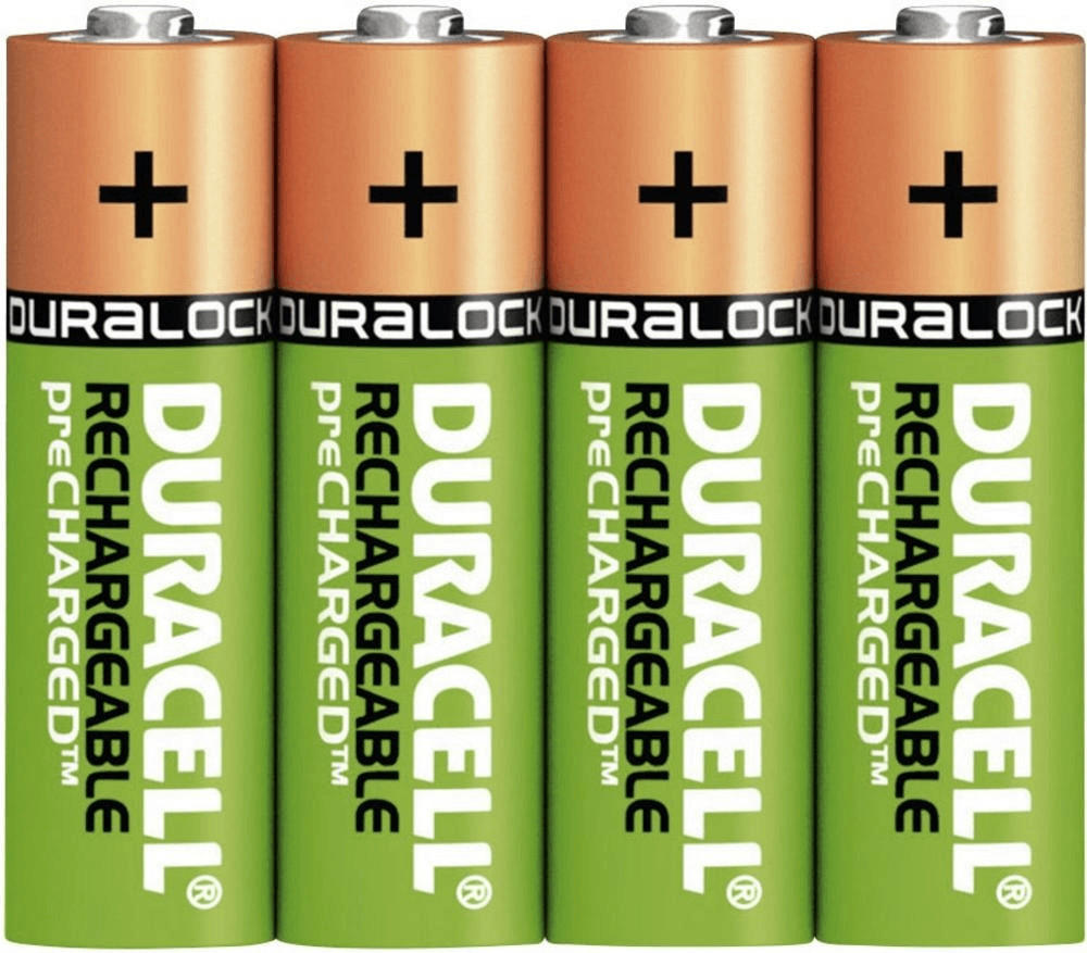 Duracell 4x Rechargeable AA Mignon 1,2V 2500 mAh