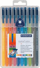 Staedtler triplus colour Fibre Pen 323 - Pack of 10